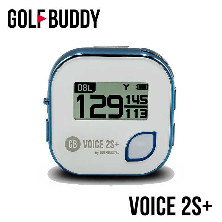 【正規販売店】GOLFBUDDY GB VOICE2S ブルー（ホワイト） GPS 距離測定器 高低差補正 飛距離計測 みちびき対応 ゴルフバディ ボイス2S GOLF 2023