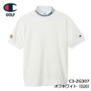 チャンピオン ゴルフ C3-ZG307 ショートスリーブ モックネックシャツ オフホワイト(020) 半袖 メンズ OFF WHITE Champion GOLF 10p