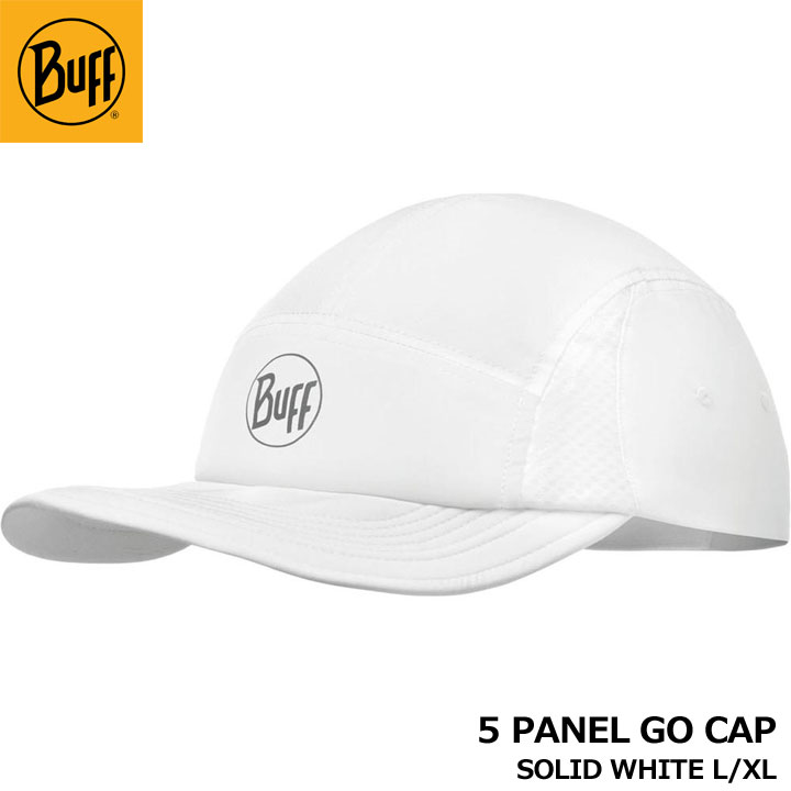 バフ 437082 5 PANEL GO CAP ホワイト(SOLID WHITE) L/XL メンズ レディース ユニ...