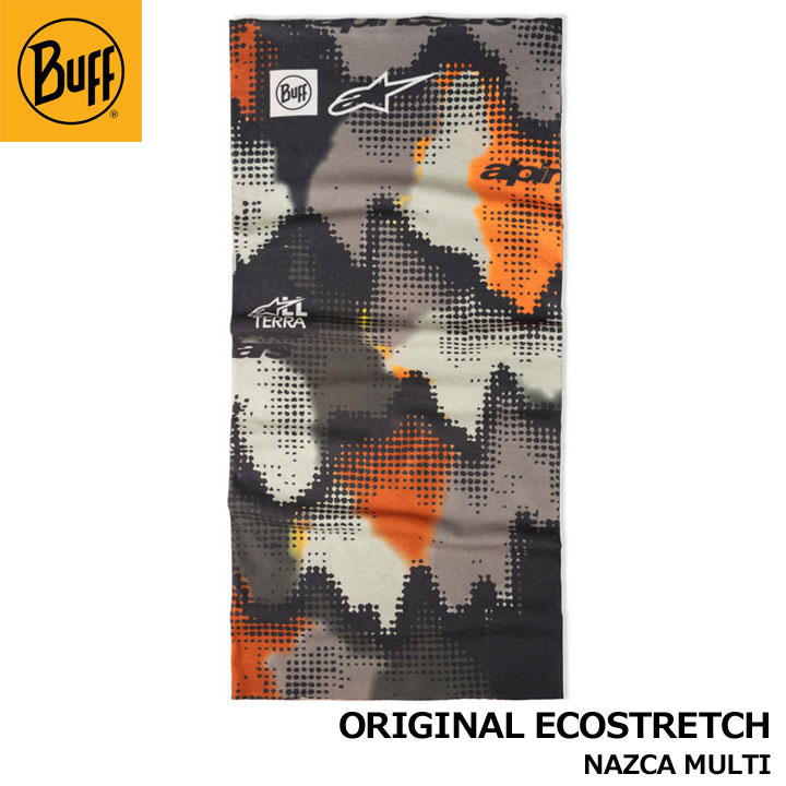 其它 - バフ 607935 ORIGINAL ECOSTRETCH NAZCA MULTI【Motorbike Alpinestarsコラボ】 メンズ レディース ユニセックス スポーツ ネックウエア UVカット UPF50 Buff