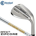 【2023モデル】クリーブランド RTX 6 ZIPCORE ツアーラック ノーメッキ ウェッジ　シャフト：ダイナミックゴールド S200 スチール Cleveland RTX 6 ZIPCORE 20p