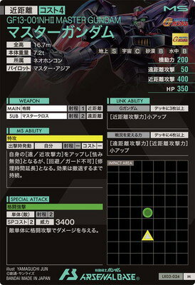 アーセナルベース LX03-024 マスターガンダム M