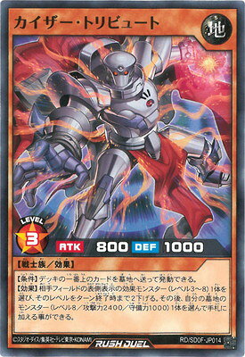遊戯王ラッシュデュエル RD/SD0F-JP014 カイザー・トリビュート