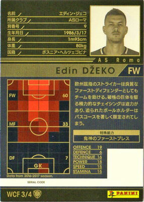 WCCF【17-18 WCF3】エディン・ジェコ