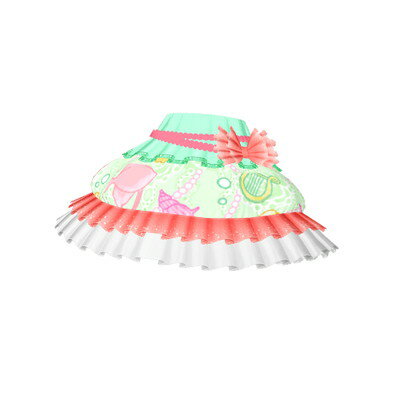 キラッとプリ☆チャン J3-70 かいがらゆかたライムスカート SR