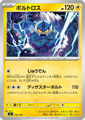 ポケモンカードゲーム PK-MC-258 ボルトロス