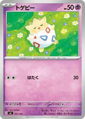 ポケモンカードゲーム PK-MC-291 トゲピー