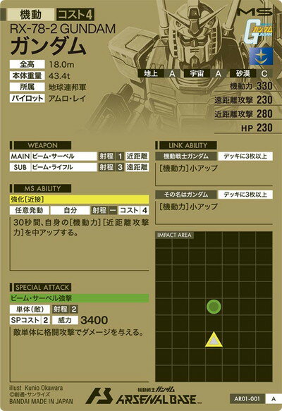 アーセナルベース AR01-001 ガンダム A 2