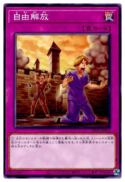 遊戯王 第11期 DP25-JP033 自由解放