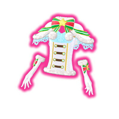 キラッとプリ☆チャン PCH5-59 クリスマスサンタホワイトトップス SR