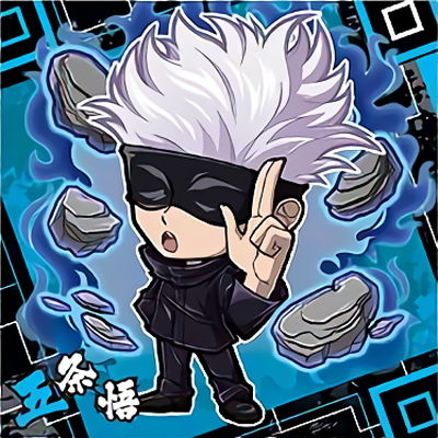 1-07 五条悟 ★1 呪術廻戦ディフォルメシールウエハースvol.1