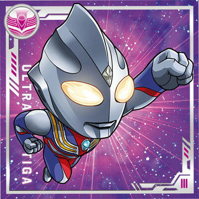 23．ウルトラマンティガ 【ウルトラマンシール】