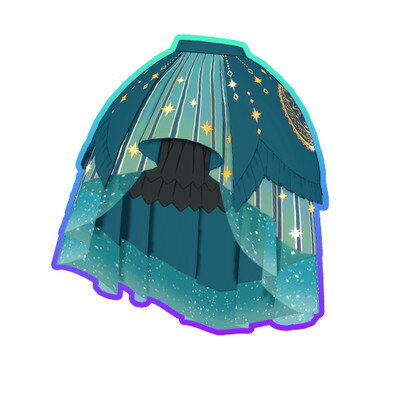 ワッチャプリマジ P-032 ムーンライトグリーンボトムス SR