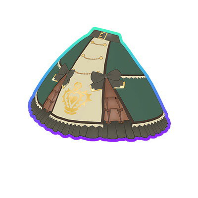 ワッチャプリマジ PM2-018 ゴシックケープグリーンボトムス SR