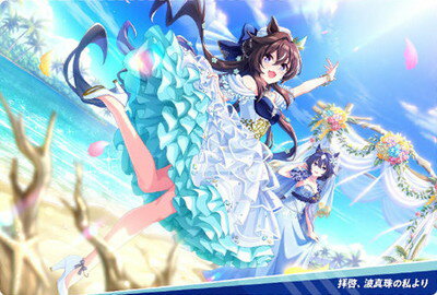 ウマ娘 プリティーダービー ツインウエハース 第8R W8-21 [拝啓、波真珠の私より]