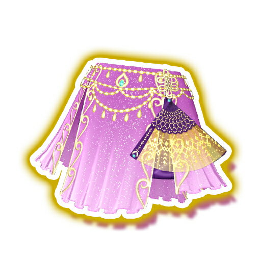 プリパラ【マイチケ】神4弾 ★4-036 はんなりみやびスカート　R