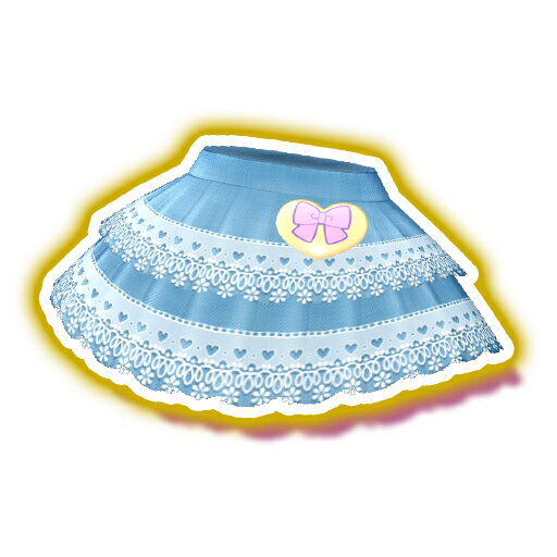 プリパラ【マイチケ】★6-029 マーブルラビットスカート SR