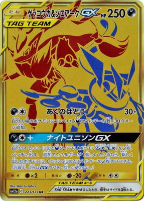 ポケモンカードゲーム PK-SM12a-223 ゲッコウガ&ゾロアークGX UR