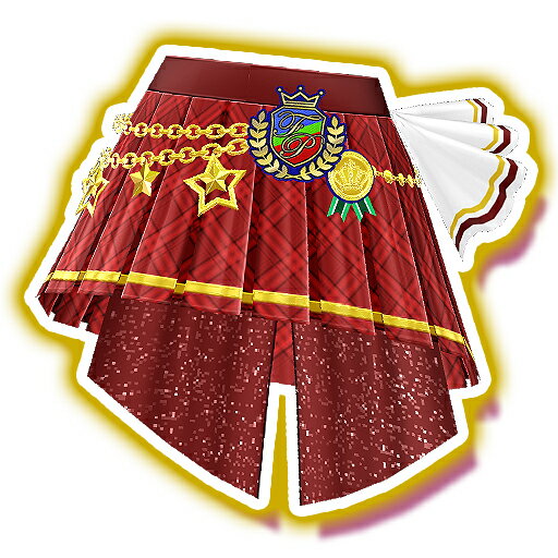 プリパラ【マイチケ】神2弾 ★2-017 せいしゅんスクールあかねいろスカート　PR