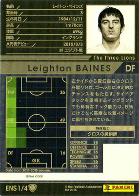 楽天市場 Wccf 15 16 Ver 2 0 Ens 1 レイトン ベインズ フルアヘッド