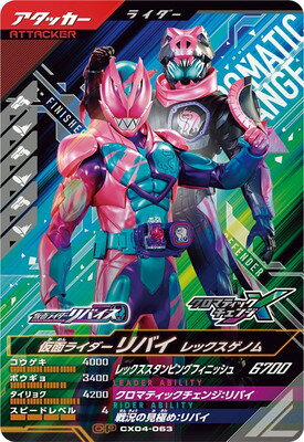 ガンバレジェンズ CX04-063 仮面ライダーリバイ レックスゲノム CP