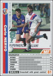 WCCF 01-02 �ܥ����˥� �� 025 ��������ͥ����