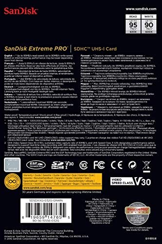 【即納】32GB SanDisk サンディスク Extreme Pro SDHC UHS-I U3 V30対応 R:95MB/s ...