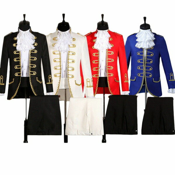 Amazon.co.jp: [cnstone] 全3色 貴族風タキシード 演出服 メンズ