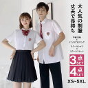卒業式 学生服 スーツ 3点/4点セット 半袖/長袖シャツ ミニ/ひざ丈/ロングスカート 大きいサイズ フォーマル ズボン 上下セット スカート 長め 制服 男子 女子 スクールシャツ/スカート/パンツ お受験 発表会 入学式 小学生 中学生 高校生 XS-7L