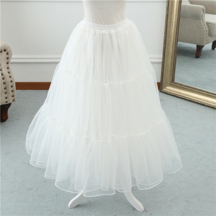 パニエ ドレス用 安い 白 黒 ワイヤーなし チュール インナー ロング用 ペチコート ロング丈 ミドル丈 ブライダル ステージ衣装 ステージ ホワイトad015c0c0n1