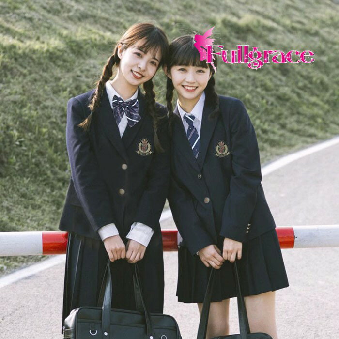 卒業式 スーツ 女の子 (紺色) 女子 制服 女子高生 女の子スーツ 上下セット 卒業式 入学式 ブレザー スクール制服 スーツジャケット 長袖 ネイビー 女子高校生 制服 フォーマル 女子中学生 学生服 大きいサイズ スクール 文化祭 卒業式 高校生 入学 学生制服XS-5XL