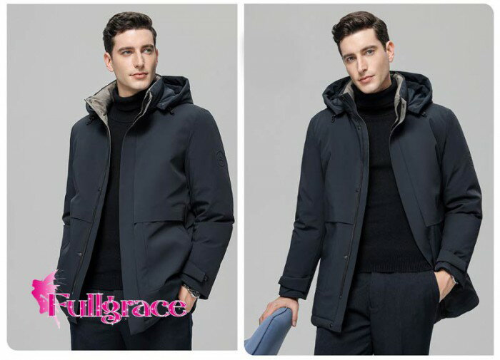 ダウンコートメンズ ダウンジャケット フード付き ビジネスコート 軽量ロングダウンコート メンズ ビジネス 大きいサイズ 父の日 お父さん 防寒 防風 高品質 暖かい 通勤 ブラック ネイビー eg291c0c0n1