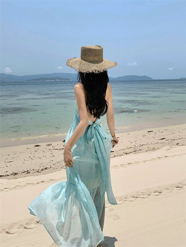 リゾートワンピース レディース サマードレス ワンピース 夏ワンピ ロング おしゃれ ファッション 春夏 カジュアル 体型カバー ゆったり 大きめ きれいめ ハワイ 沖縄 旅行用 大人 20代 30代 40代 可愛い dd075c6c6x0