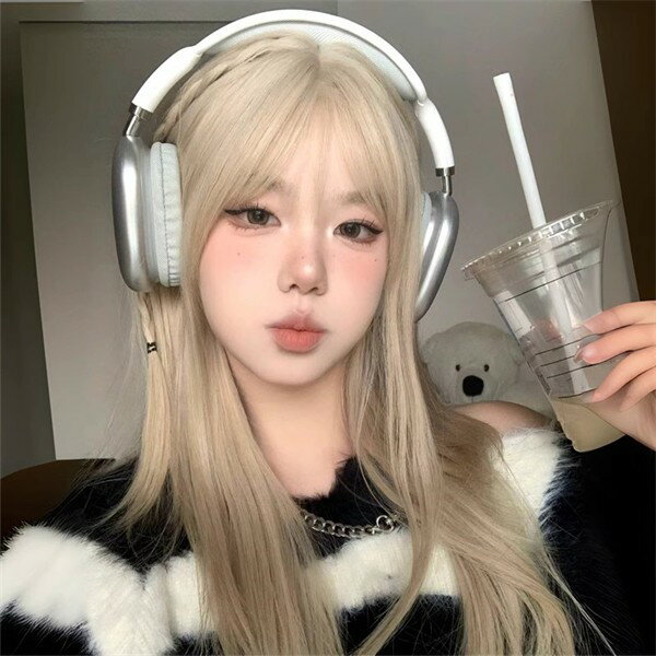ウィッグ レディース フルウィッグ ネット付 ロング かつら 自然 仮装 可愛い かわいい wig コスプレ ハロウィン 小顔 原宿系 耐熱ウィッグ 女性