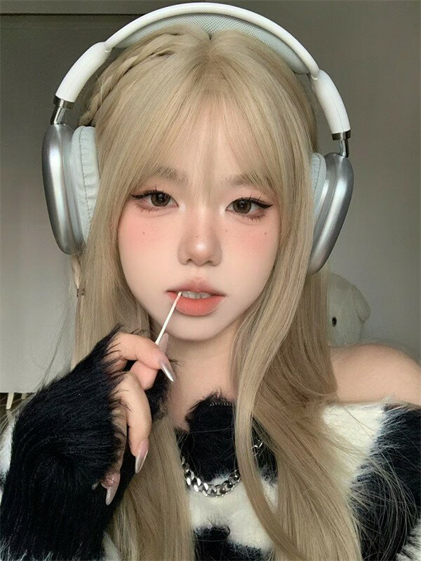 ウィッグ レディース フルウィッグ ネット付 ロング かつら 自然 仮装 可愛い かわいい wig コスプレ ハロウィン 小顔 原宿系 耐熱ウィッグ 女性