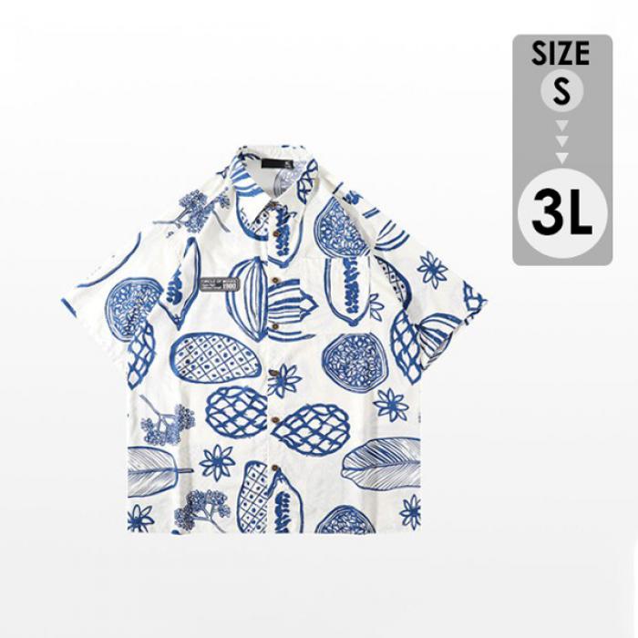 アロハシャツ 夏物 レディース シンプルデザイン ハワイアン 開襟シャツ 半袖シャツ オープンカラー カジュアル 可愛い ゆったり 体型カバー リゾート 旅行 海 mo014c6