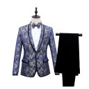 【サイズ有S/M/L/XL/2XL】タキシード ステージ衣装 カラオケ 大会 新作 男性用スーツ 演出服 王子様 貴公子 大人 演奏会 メンズ スーツ 大きいサ...