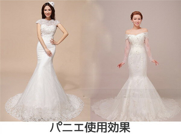 パニエ 大人ドレス用 白 マーメイド チュール インナー ロング用 ペチコート ロング丈 ブライダル ステージ ホワイト 簡易式ロングドレスパニエ ウエディング 結婚式 発表会 演奏会 シンプル ボリューム db027d4d4c6