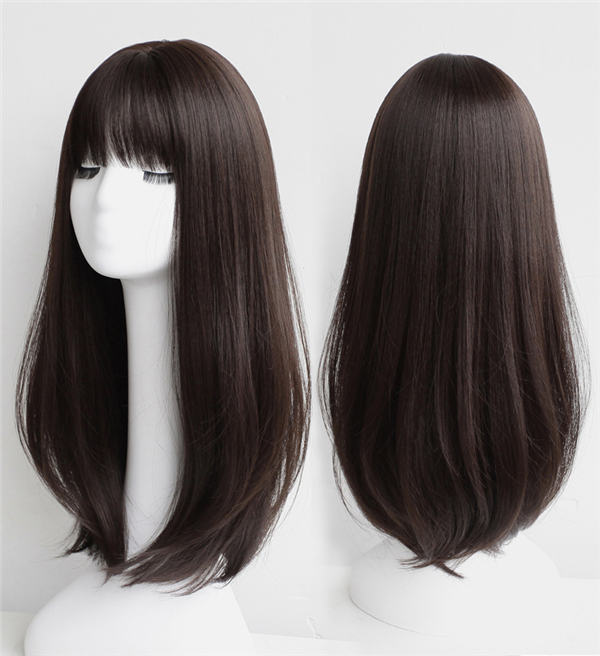 ウィッグ フルウィッグ ロングウィッグ ロングヘアー ストレート 自然 ナチュラル ブラウン 茶髪 さらさら ロング つけ毛 医療用ウィッグ 医療用 エクステ 小顔 内巻き コスプレ かつら ハロウィン 原宿 女性 普段使い dp053d4d4g5