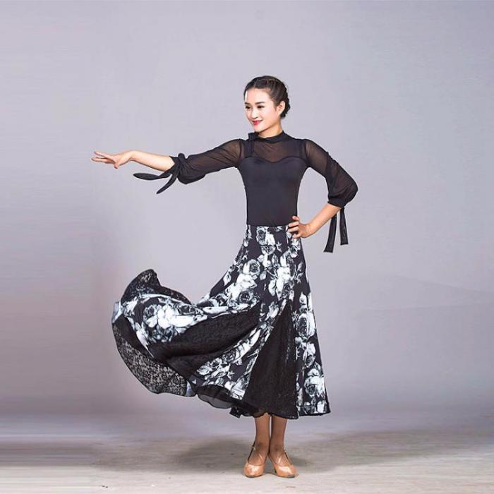 Rakuten - スカート単品 新品 衣装 インターナショナルダンス 衣装 半袖 ダンス服 ラテン ドレス ステージ衣装 舞台服 ワルツ 大きい裾 タンゴ服 モダンダンス ダンスウエア 社交ダンス 練習着 ラテンドレス dm015g4g4c6