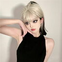 ウィッグ 自然 通気 前髪 wig ミディアム ストレートカツラ フルウィッグ レイヤー かつら 女性 ネット付き レディース コスチューム コスプレ 耐熱 la115g4g4c6(4)