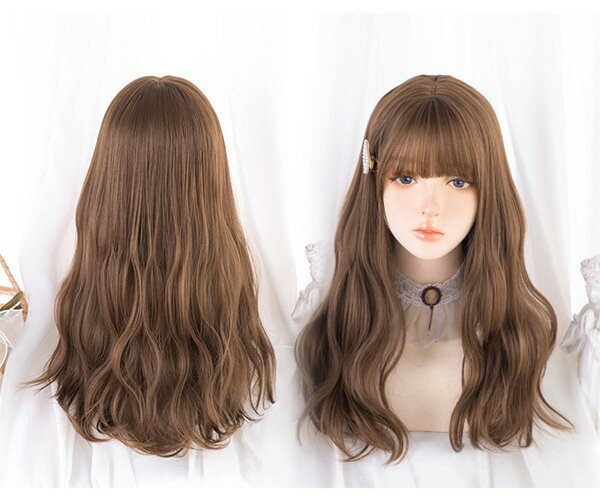 ウィッグ フルウィッグ 長髪 ロング 巻き髪 ロングウィッグ ぱっつん前髪 ロリータ lolita 前髪あり ハロウィン 原宿風 韓国風 かつら コスプレ 可愛い かわいい コスチューム 仮装 大人用 普段使い ベージュ 文化祭 イベント 学園祭 演劇 舞台 学芸会 dp014jcjcg5