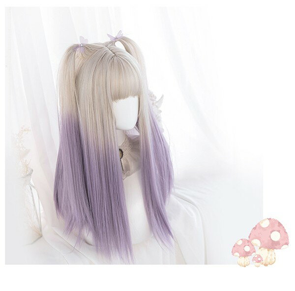 ウィッグ フルウィッグ グラデーション 長髪 ロング ストレート ロングウィッグ ぱっつん前髪 ロリータ lolita 前髪あり ハロウィン 原宿風 韓国風 かつら コスプレ 可愛い かわいい コスチューム 仮装 大人用 普段使い 文化祭 イベント 学園祭 演劇 舞台 学芸会 dp045jcjcg5