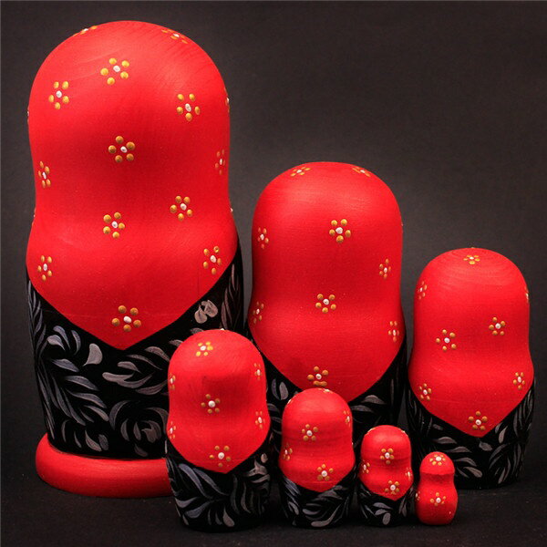7個組セット ロシア 民芸 お土産 伝統 工芸品 手作り品 マトリョーシカ人形 クリエイティブ 綺麗 女 飾り 分離 ドール プレゼント db058l6l6g5