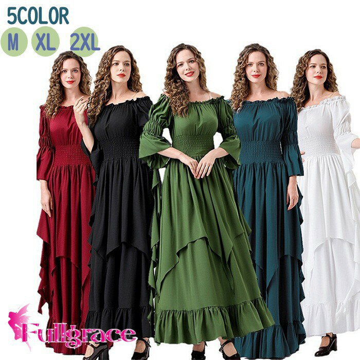 仮面舞踏会ドレス ゴシック様式 ビクトリア 風 宮廷服ドレス ワンピース コスチューム ワンピース パーティードレス 衣装 コスプレ ク..