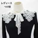つけ襟 レディース 付け襟 レース 襟 ロリータ ホワイト ブラウス シャツ ファッション小物 大人 可愛い エレガント オールシーズン 仮装 イベント 学園祭 コスチューム きれいめ