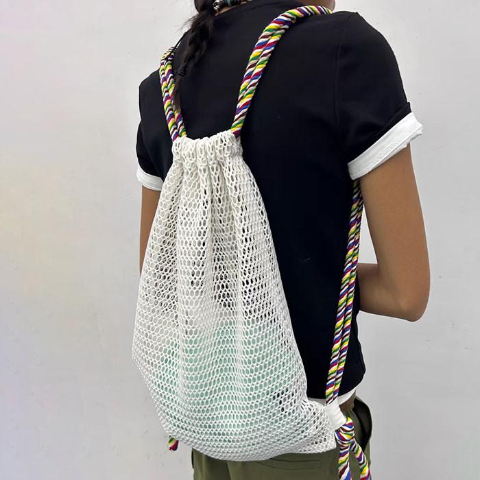 ナップサック メッシュ ナップザック リュック ジムサック ジムバッグ サックパック リュックサック 大..