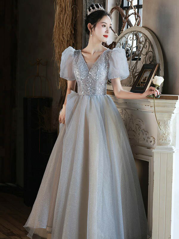 ドレス 大人 ピアノ 発表会 演奏会用ドレス ロングドレス 演奏会 イブニングドレス 結婚式 母親 ピアノ発表会 中学生 パーティードレス 発表会ドレス 高校生 大きいサイズ コンクール ロング 大きいサイズドレス キラキラ 袖付き 半袖 小さいサイズ フォーマル db001n1n1g5