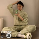 もこもこ モコモコパジャマ ルームウェア 上下セット パジャマ 冬 長袖 前開き 寝巻き 部屋着 暖かい あったか モコモコ 大人用 ふわふわ レディース 女性...