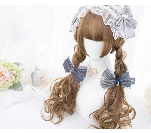 ウィッグ lolita ロリータ風 姫カット かつら 巻き毛 ぱっつん前髪 レディース コスプレウィッグ 可愛い ロング 耐熱ウィッグ 原宿風 コスチューム 仮装 大人用 dp037n1n1x0